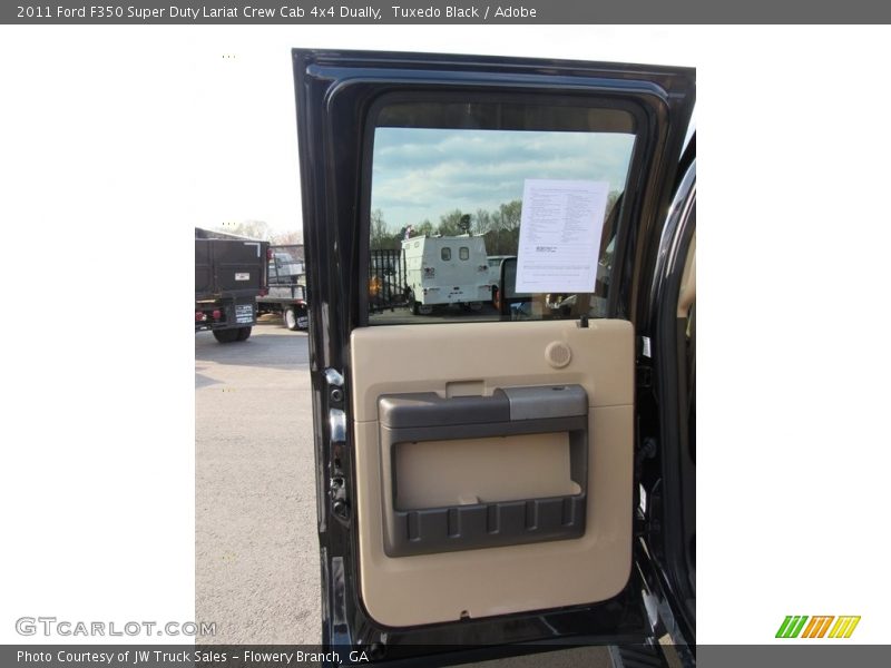 Tuxedo Black / Adobe 2011 Ford F350 Super Duty Lariat Crew Cab 4x4 Dually