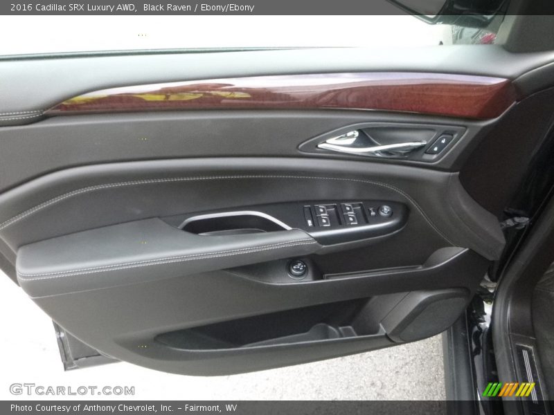 Black Raven / Ebony/Ebony 2016 Cadillac SRX Luxury AWD