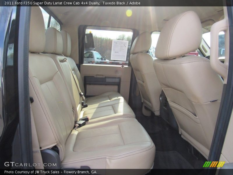 Tuxedo Black / Adobe 2011 Ford F350 Super Duty Lariat Crew Cab 4x4 Dually