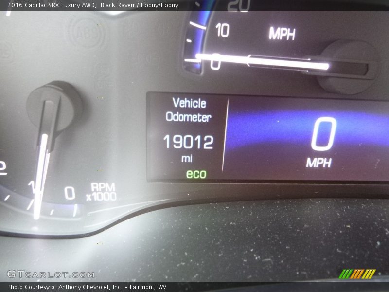 Black Raven / Ebony/Ebony 2016 Cadillac SRX Luxury AWD
