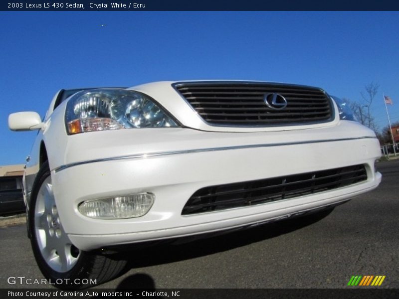 Crystal White / Ecru 2003 Lexus LS 430 Sedan