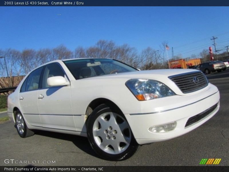 Crystal White / Ecru 2003 Lexus LS 430 Sedan