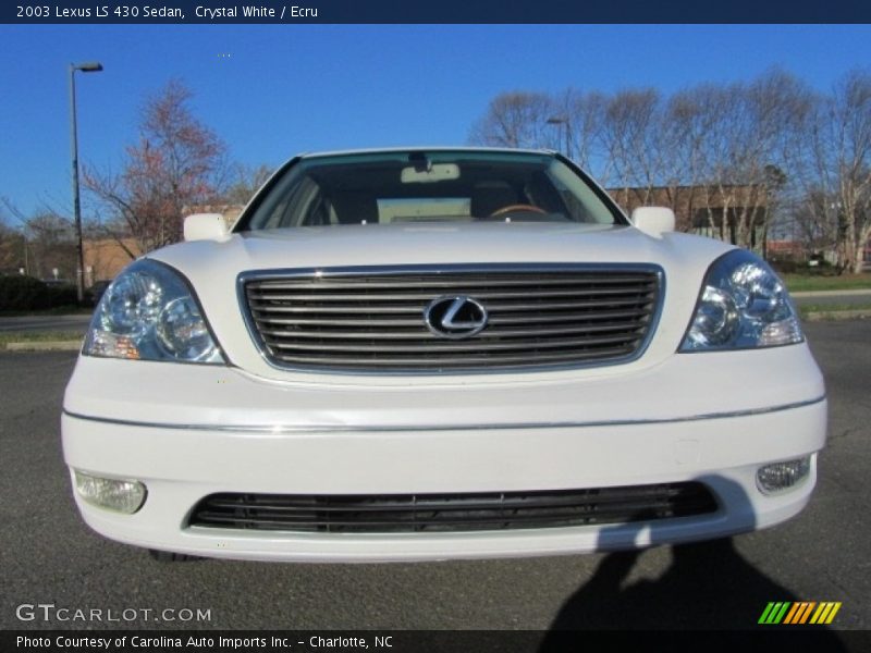 Crystal White / Ecru 2003 Lexus LS 430 Sedan