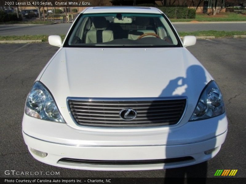 Crystal White / Ecru 2003 Lexus LS 430 Sedan