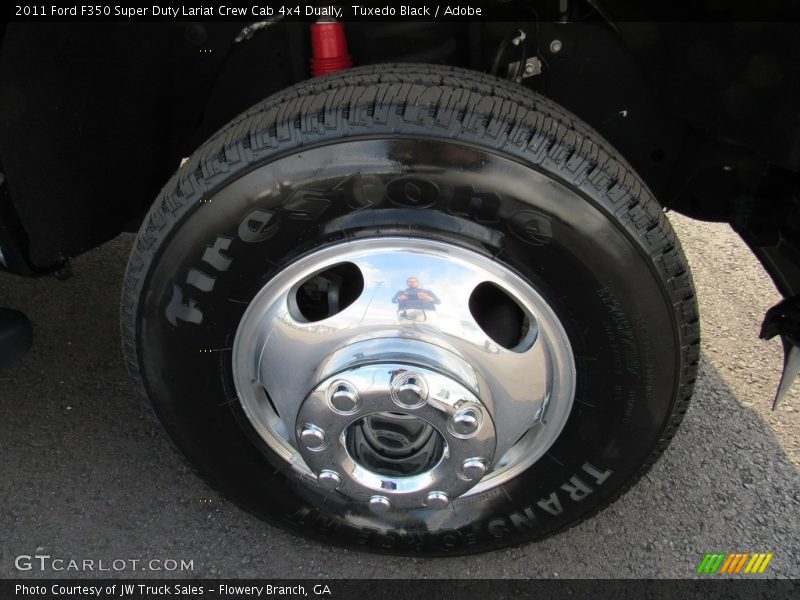 Tuxedo Black / Adobe 2011 Ford F350 Super Duty Lariat Crew Cab 4x4 Dually