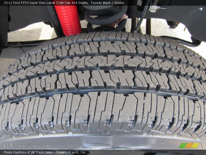 Tuxedo Black / Adobe 2011 Ford F350 Super Duty Lariat Crew Cab 4x4 Dually