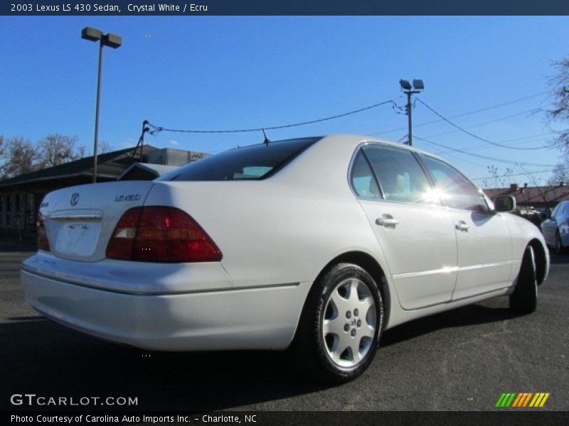 Crystal White / Ecru 2003 Lexus LS 430 Sedan