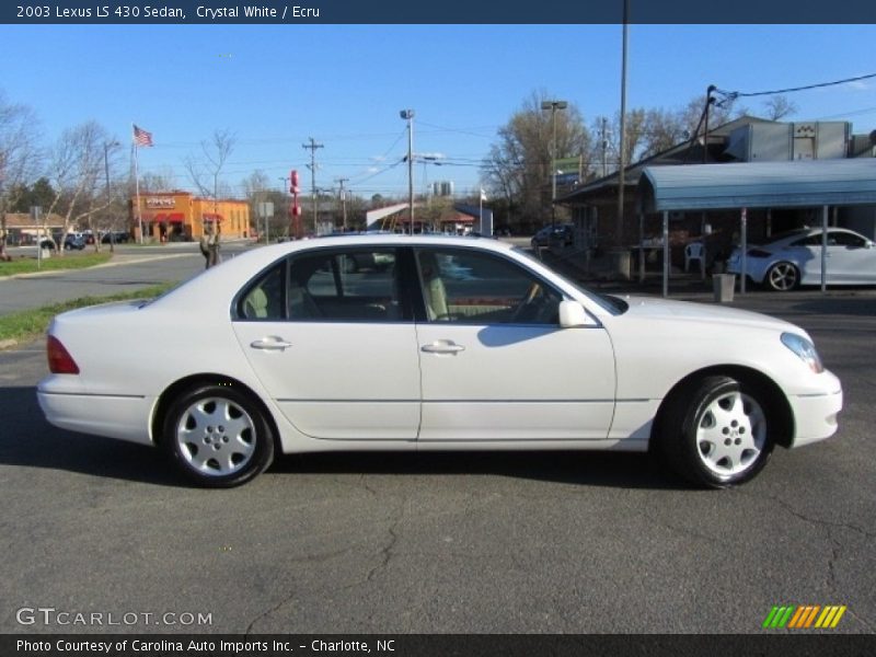 Crystal White / Ecru 2003 Lexus LS 430 Sedan