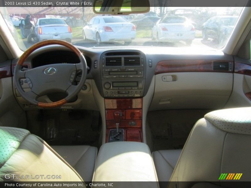 Crystal White / Ecru 2003 Lexus LS 430 Sedan