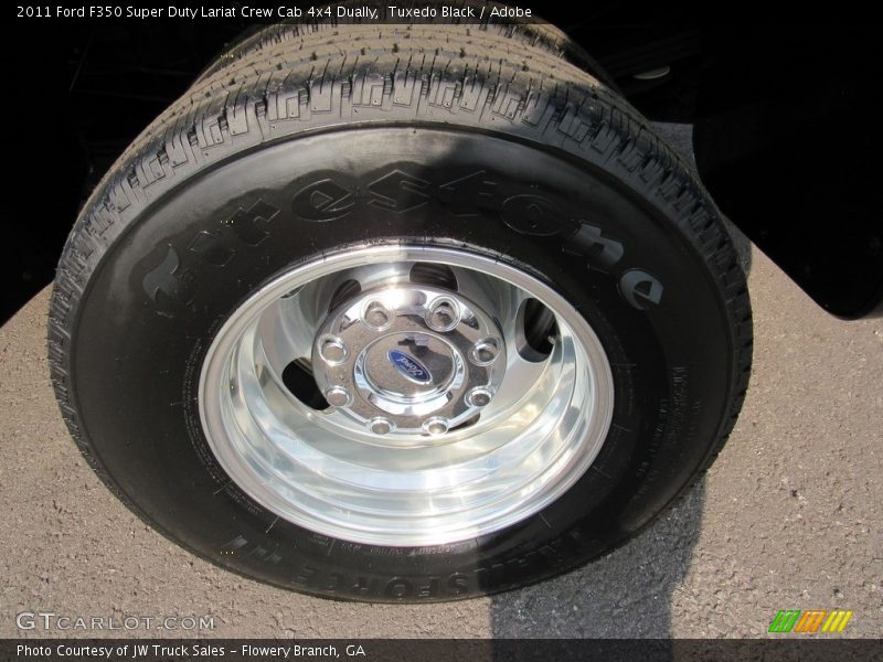 Tuxedo Black / Adobe 2011 Ford F350 Super Duty Lariat Crew Cab 4x4 Dually