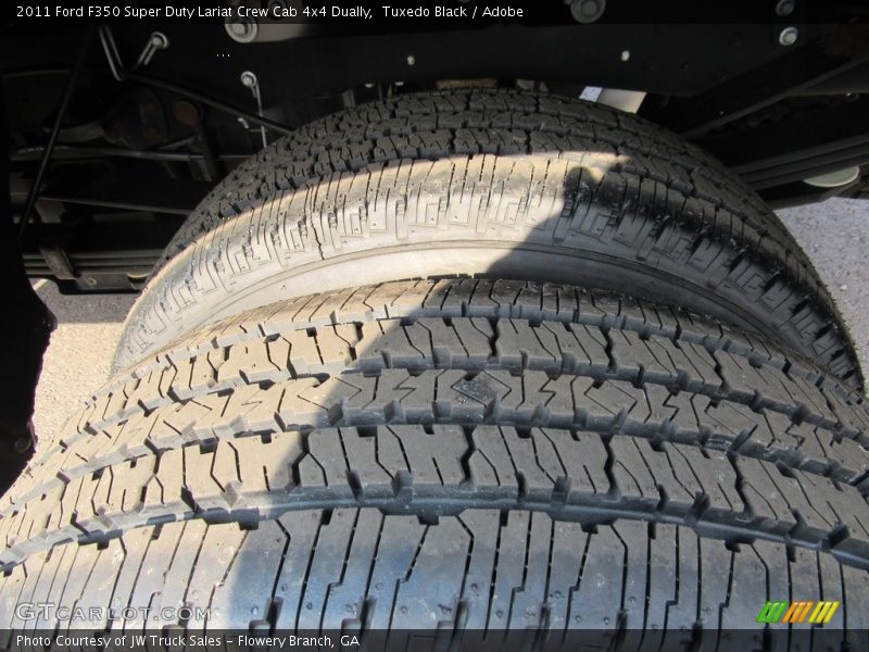 Tuxedo Black / Adobe 2011 Ford F350 Super Duty Lariat Crew Cab 4x4 Dually