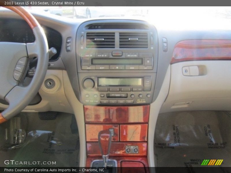 Crystal White / Ecru 2003 Lexus LS 430 Sedan