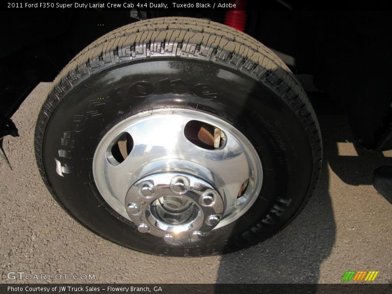 Tuxedo Black / Adobe 2011 Ford F350 Super Duty Lariat Crew Cab 4x4 Dually