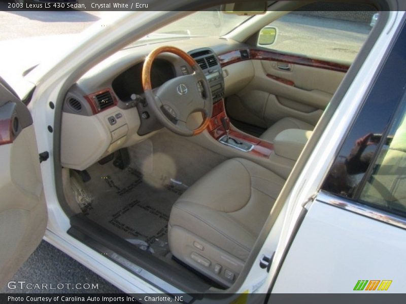 Crystal White / Ecru 2003 Lexus LS 430 Sedan