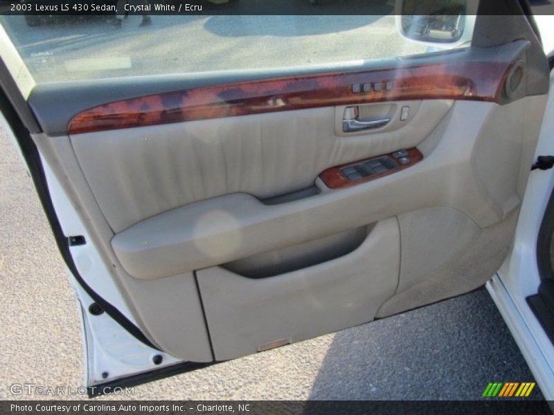 Crystal White / Ecru 2003 Lexus LS 430 Sedan