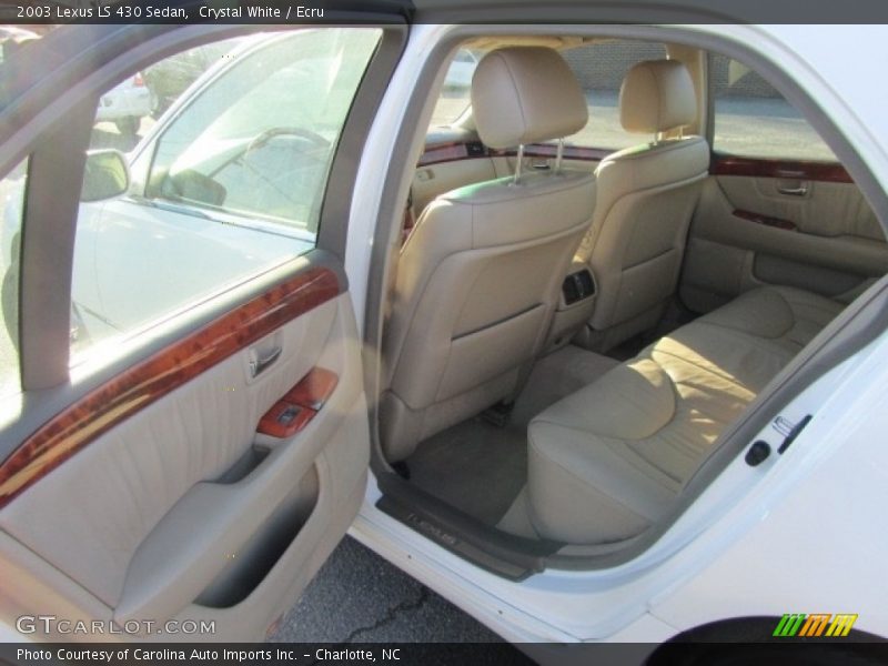 Crystal White / Ecru 2003 Lexus LS 430 Sedan