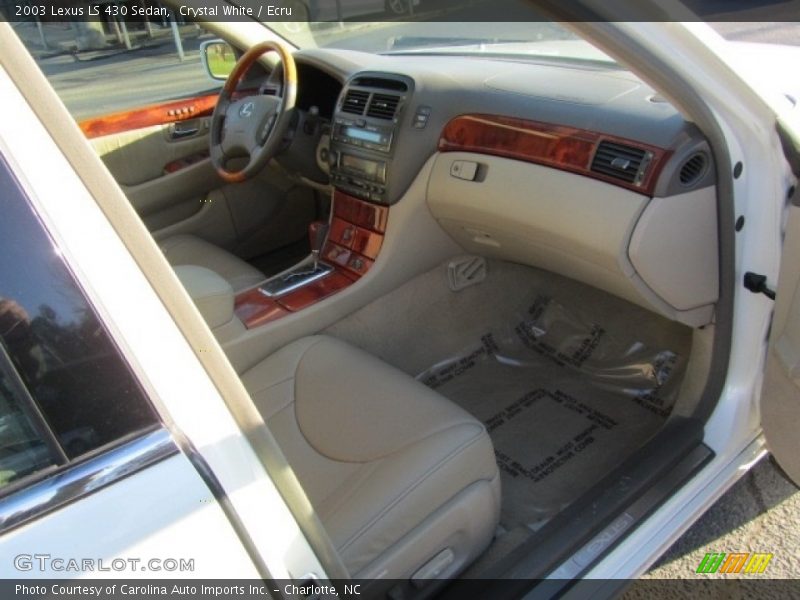 Crystal White / Ecru 2003 Lexus LS 430 Sedan