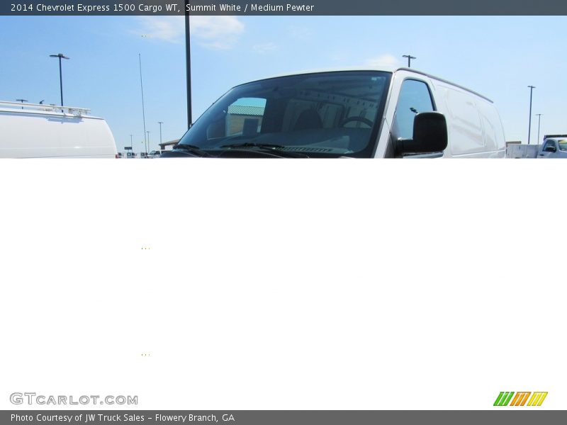 Summit White / Medium Pewter 2014 Chevrolet Express 1500 Cargo WT
