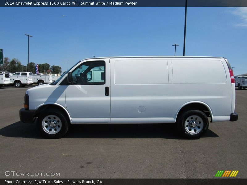 Summit White / Medium Pewter 2014 Chevrolet Express 1500 Cargo WT