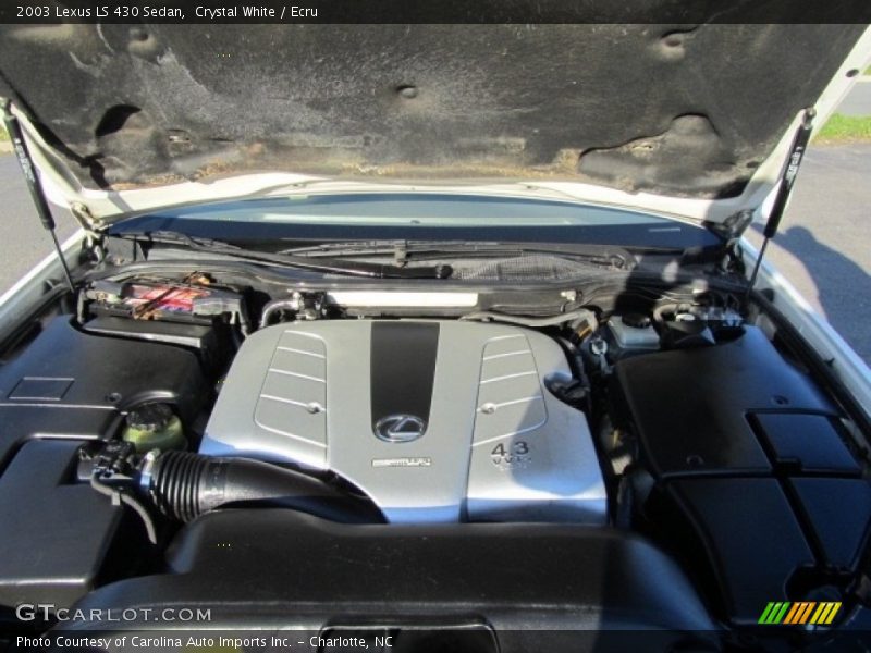 Crystal White / Ecru 2003 Lexus LS 430 Sedan