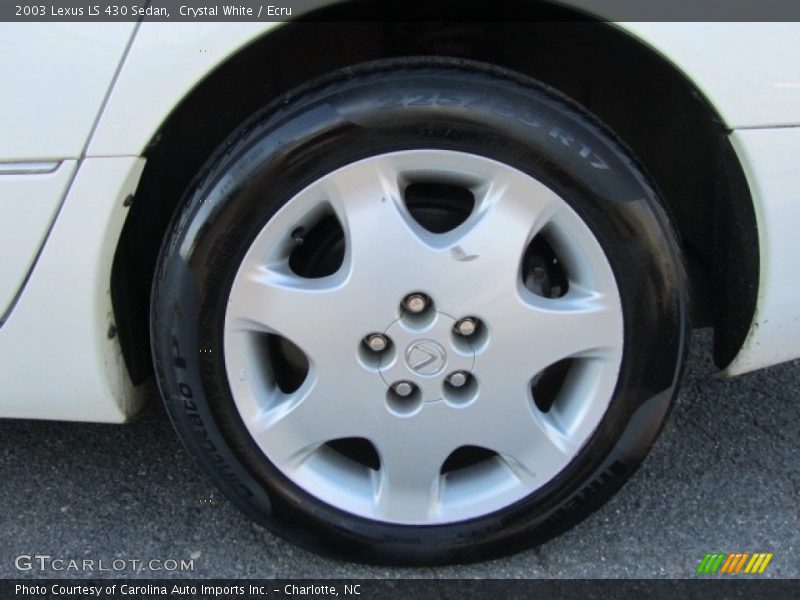 Crystal White / Ecru 2003 Lexus LS 430 Sedan