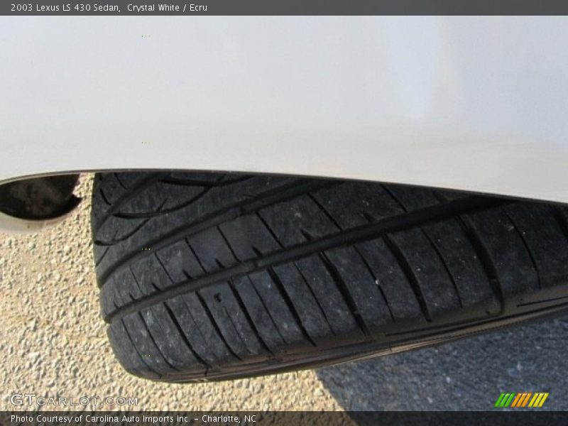 Crystal White / Ecru 2003 Lexus LS 430 Sedan