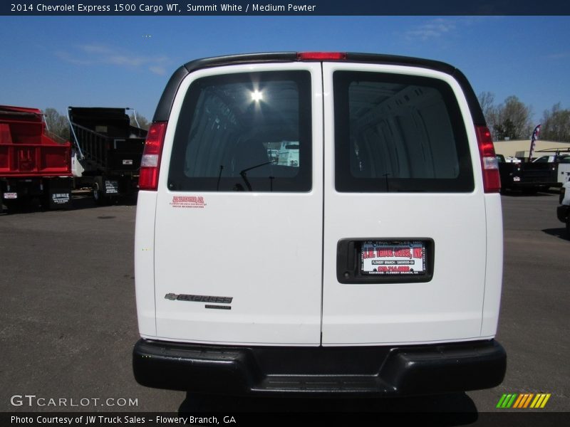 Summit White / Medium Pewter 2014 Chevrolet Express 1500 Cargo WT