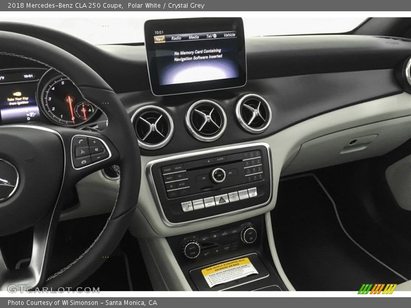 Polar White / Crystal Grey 2018 Mercedes-Benz CLA 250 Coupe