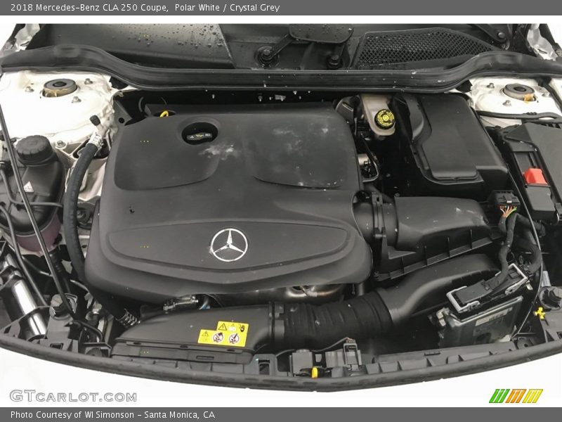 Polar White / Crystal Grey 2018 Mercedes-Benz CLA 250 Coupe