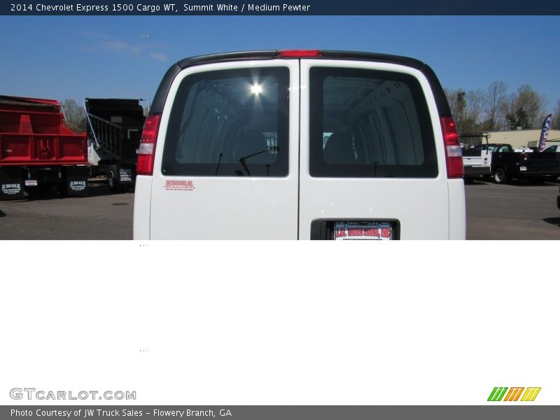 Summit White / Medium Pewter 2014 Chevrolet Express 1500 Cargo WT