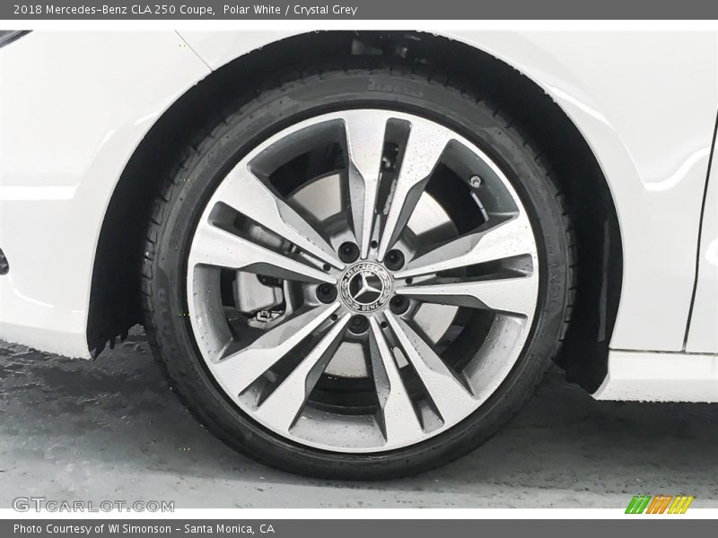 Polar White / Crystal Grey 2018 Mercedes-Benz CLA 250 Coupe