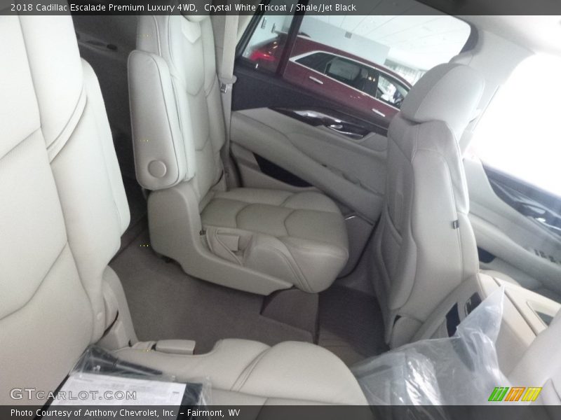 Crystal White Tricoat / Shale/Jet Black 2018 Cadillac Escalade Premium Luxury 4WD