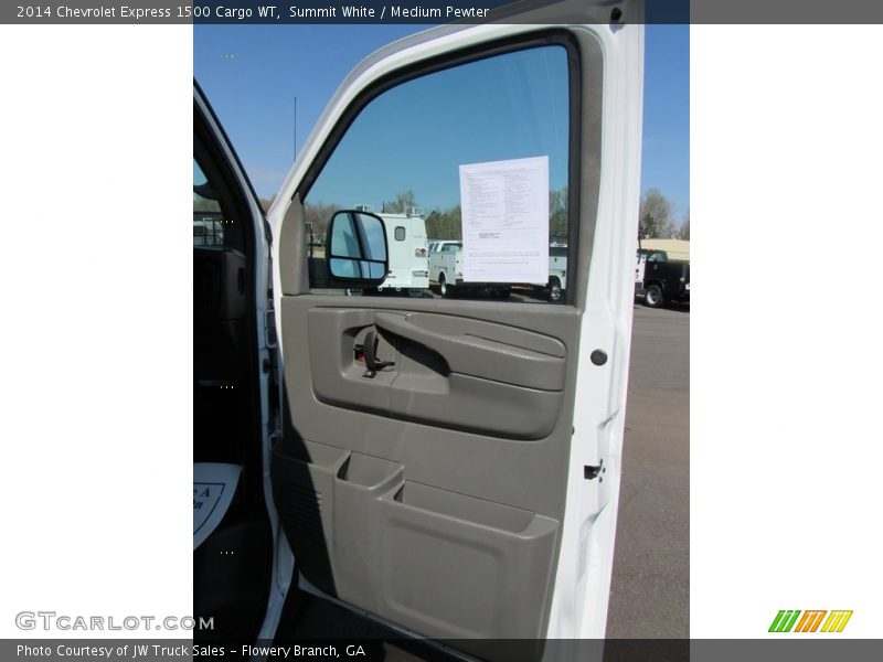 Summit White / Medium Pewter 2014 Chevrolet Express 1500 Cargo WT