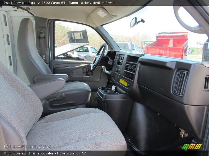 Summit White / Medium Pewter 2014 Chevrolet Express 1500 Cargo WT