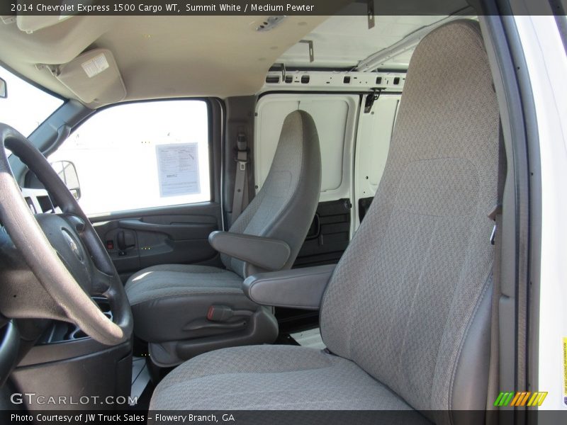 Summit White / Medium Pewter 2014 Chevrolet Express 1500 Cargo WT