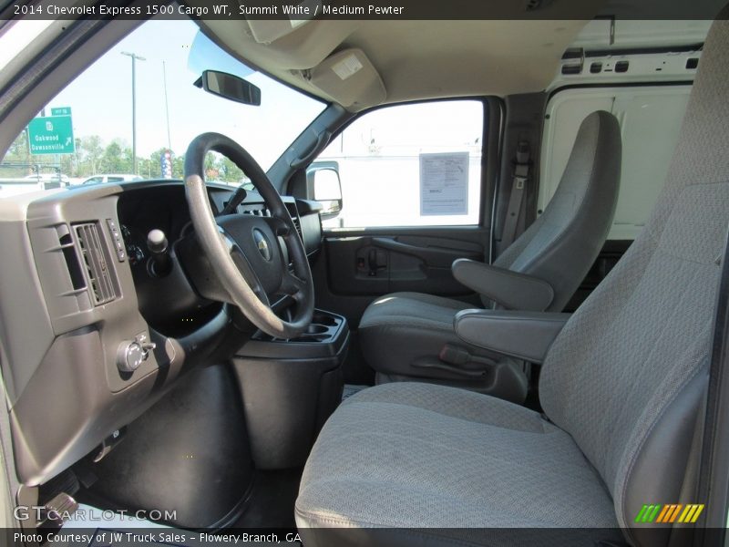 Summit White / Medium Pewter 2014 Chevrolet Express 1500 Cargo WT