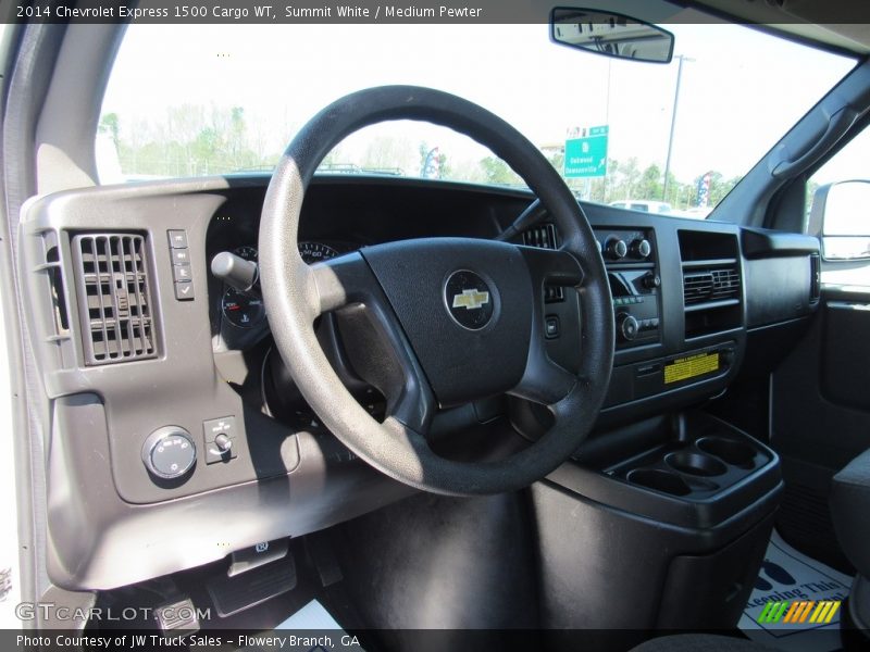 Summit White / Medium Pewter 2014 Chevrolet Express 1500 Cargo WT