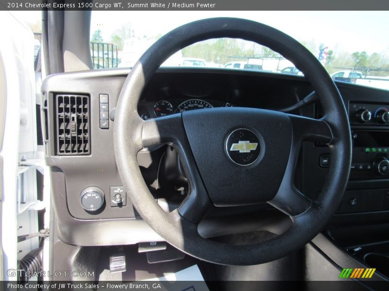 Summit White / Medium Pewter 2014 Chevrolet Express 1500 Cargo WT