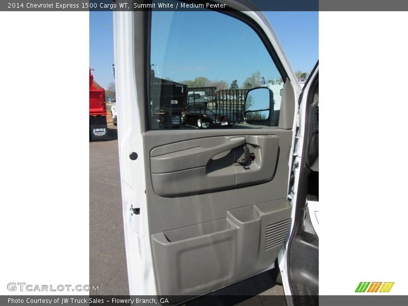 Summit White / Medium Pewter 2014 Chevrolet Express 1500 Cargo WT