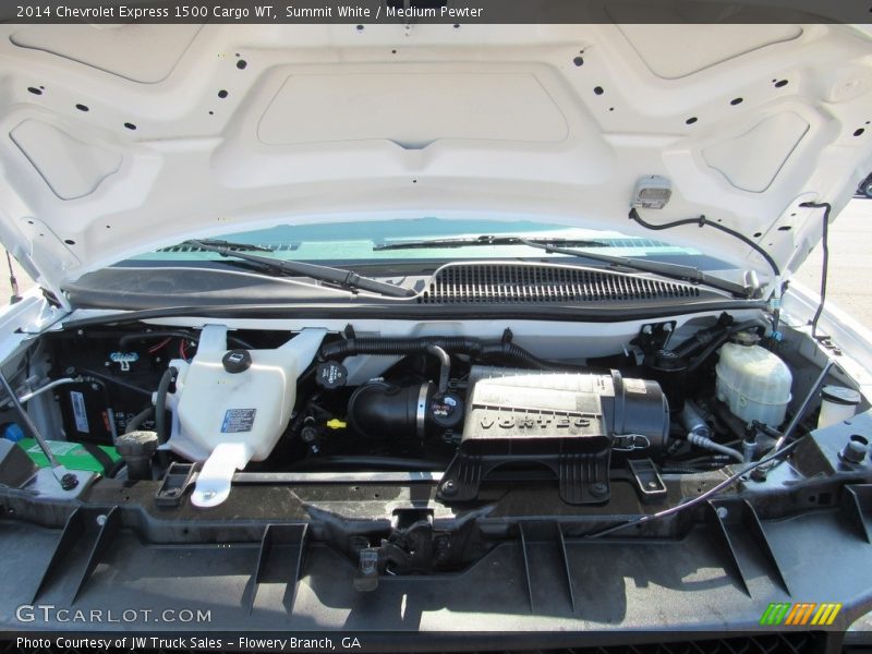 Summit White / Medium Pewter 2014 Chevrolet Express 1500 Cargo WT
