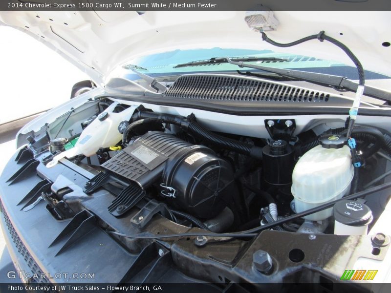 Summit White / Medium Pewter 2014 Chevrolet Express 1500 Cargo WT