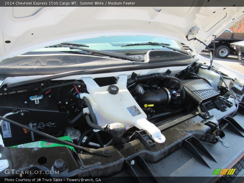 Summit White / Medium Pewter 2014 Chevrolet Express 1500 Cargo WT