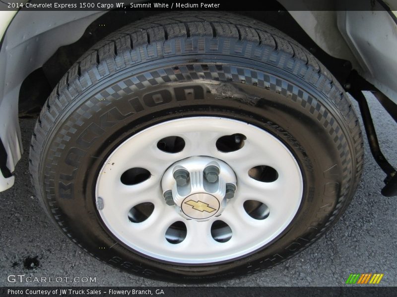 Summit White / Medium Pewter 2014 Chevrolet Express 1500 Cargo WT