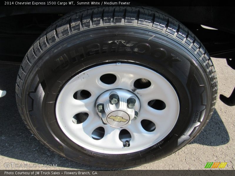 Summit White / Medium Pewter 2014 Chevrolet Express 1500 Cargo WT