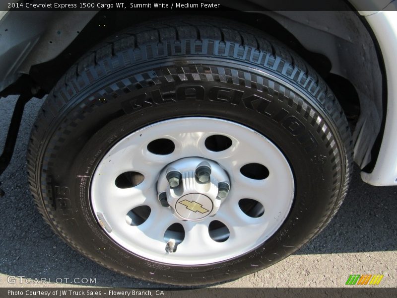 Summit White / Medium Pewter 2014 Chevrolet Express 1500 Cargo WT