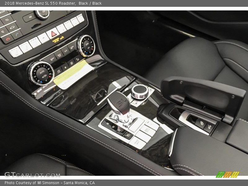 Black / Black 2018 Mercedes-Benz SL 550 Roadster