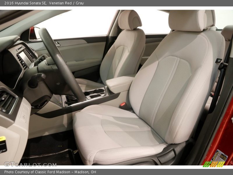 Venetian Red / Gray 2016 Hyundai Sonata SE