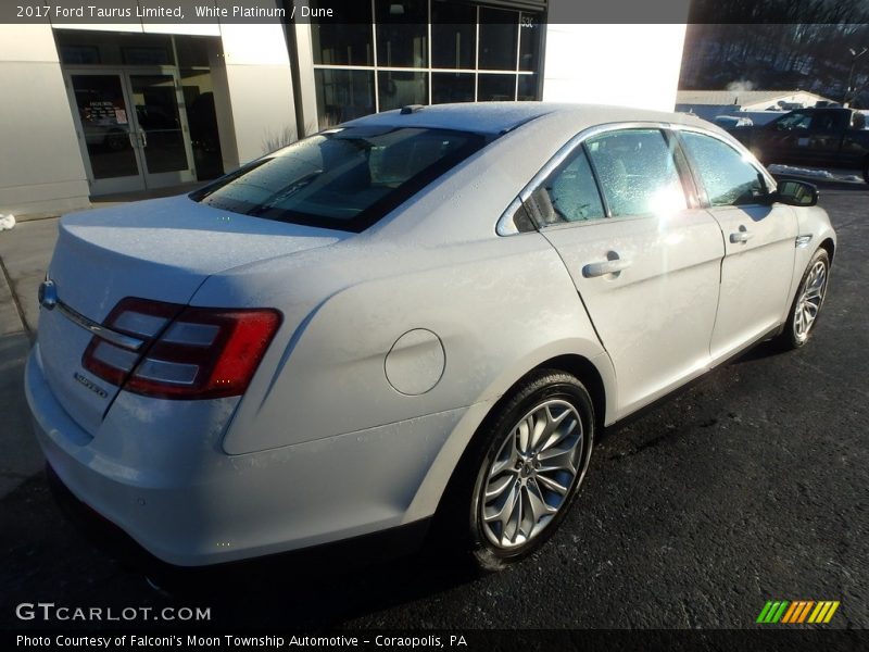 White Platinum / Dune 2017 Ford Taurus Limited