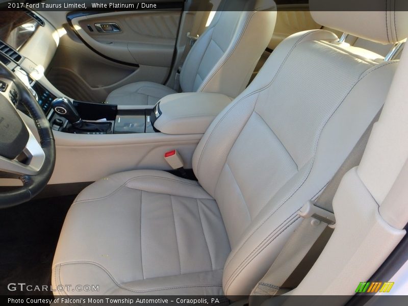 White Platinum / Dune 2017 Ford Taurus Limited