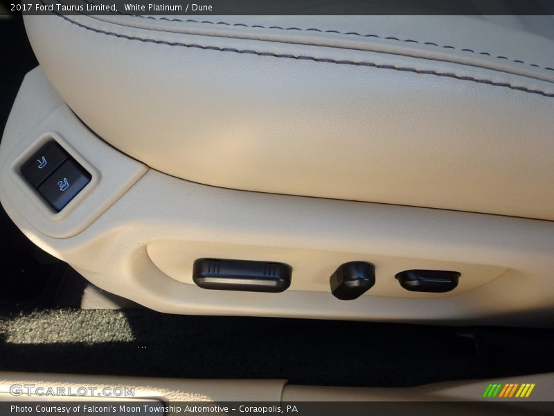 White Platinum / Dune 2017 Ford Taurus Limited